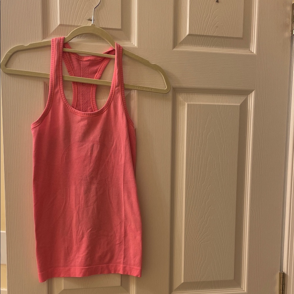 Lululemon Athletica Pink Racerback Tank Top